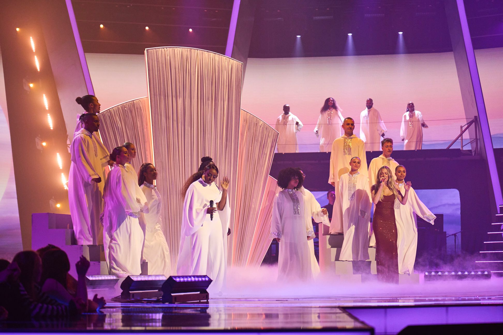 Professional camera equipment on set