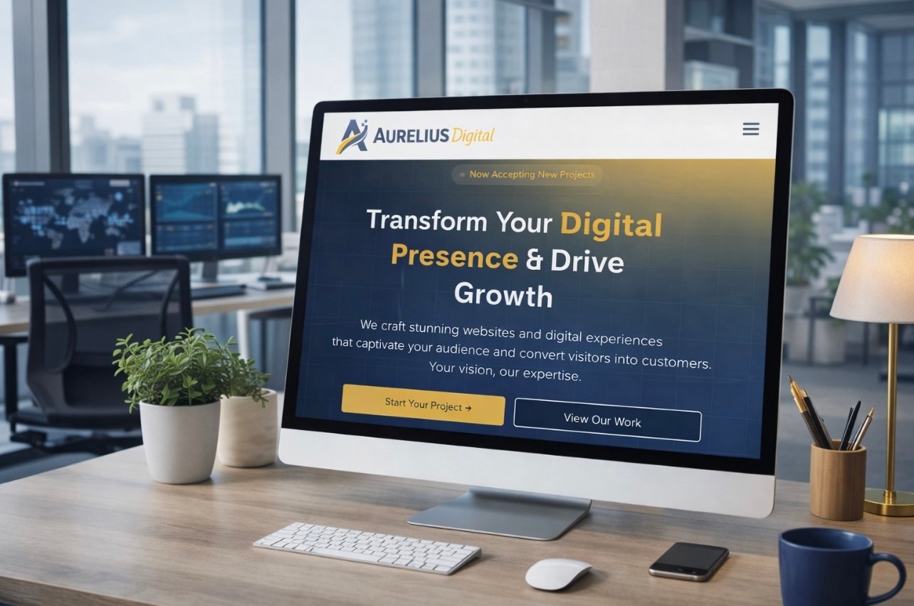 Modern business website