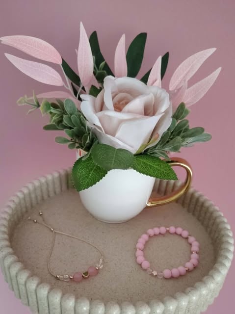 Flower Box w kubku z bransoletką