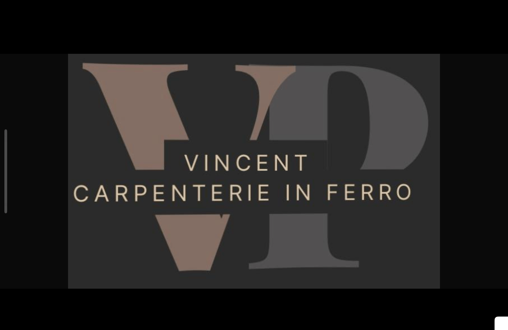 Vincent Carpenterie in Ferro Logo