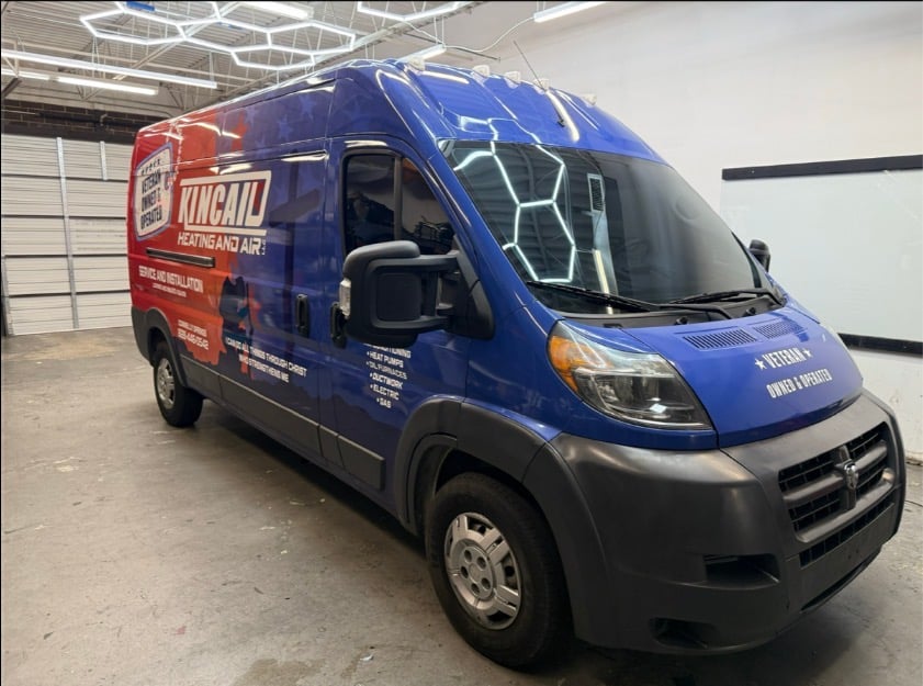 Kincaid Heating & Air HVAC technician at work