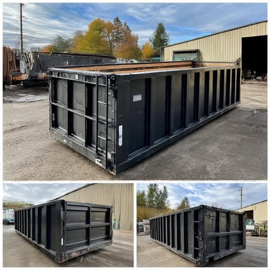 20-yard roll-off dumpster loaded with construction debris in Paradise TX - affordable junk removal in Wise County