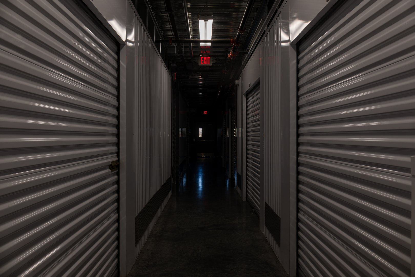 A Self Storage Building Corridor in Northern California.