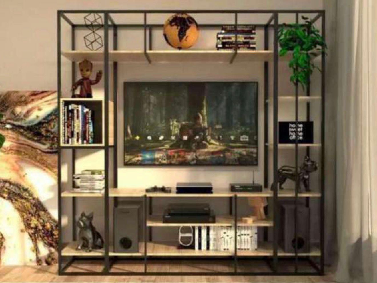 Muebles de TV de Hierro Forjado