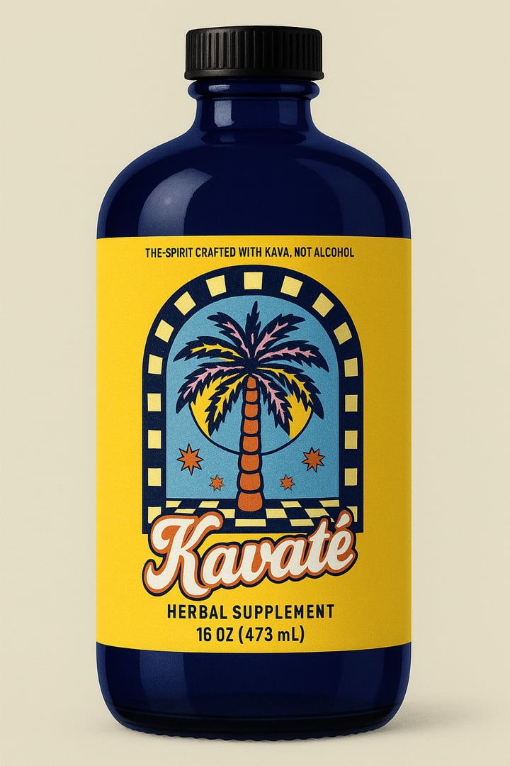 Premium Non-Alcoholic Cobalt Bottle - 16oz with 16 shots