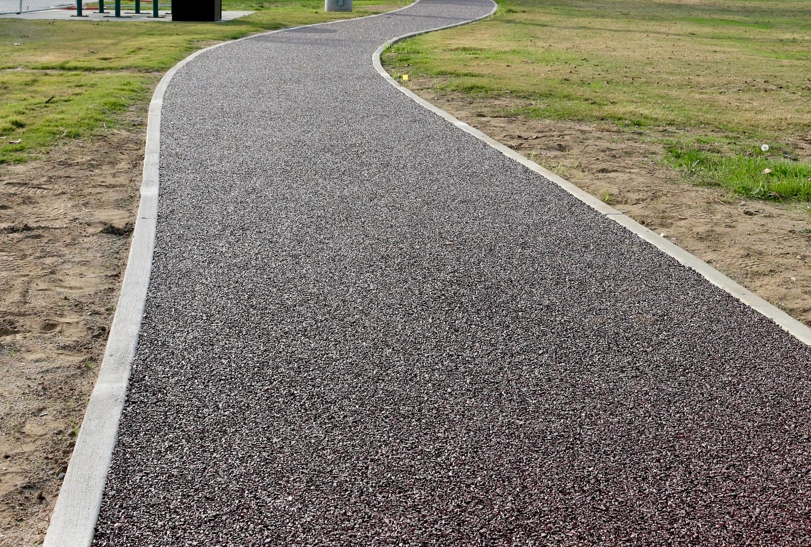 Rubber paving project