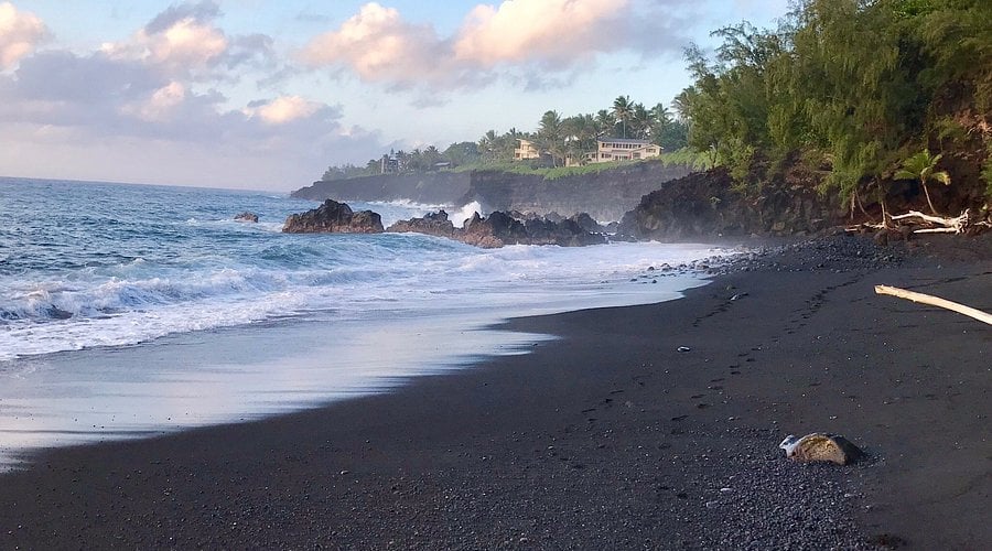 Beautiful beaches and waterfalls of the Big Island Hawaii