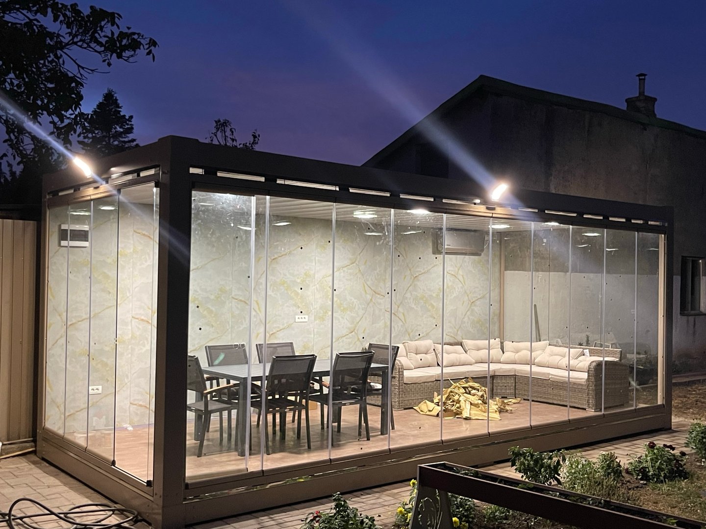 Randare 3D terasă modulară KitContainer