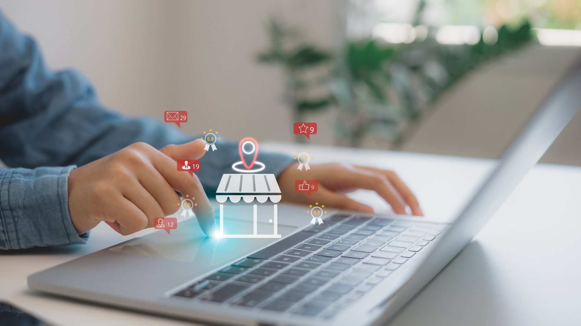 Local SEO, and consumer experience in online business reviews. local business reviews and customer feedback system, showcasing star ratings for small businesses. Digital marketing.