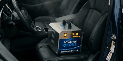 Odor elimination ozone treatment