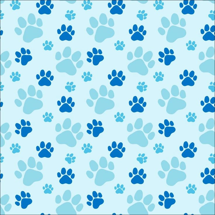 Paw print pattern