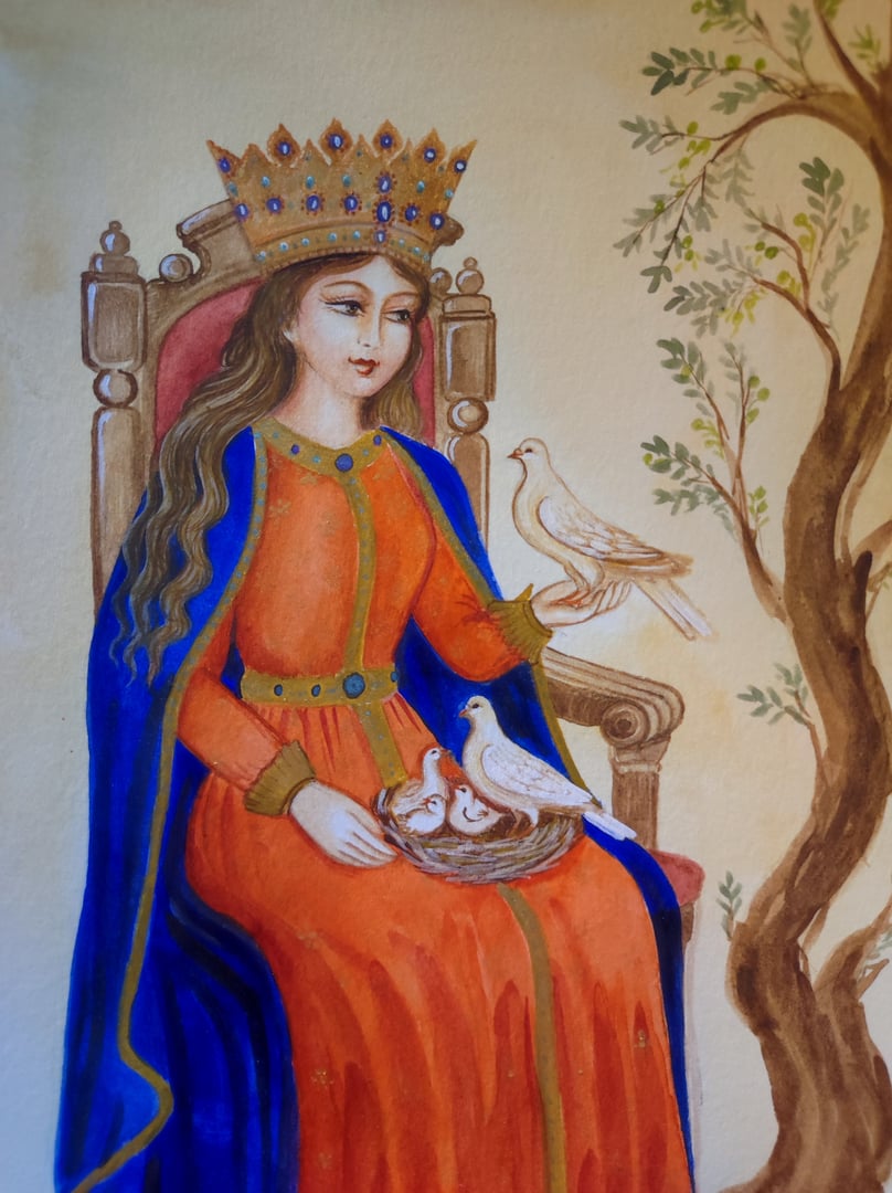 اثر هنری با الهام از فرهنگ کلاسیک ایرانی