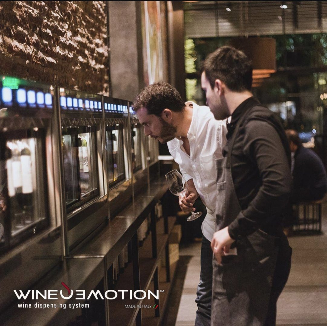 Despachadores de Vino por copeo WineEmotion para mixología, cava, enología, vinotecas y Enfriador de Copas Thrill