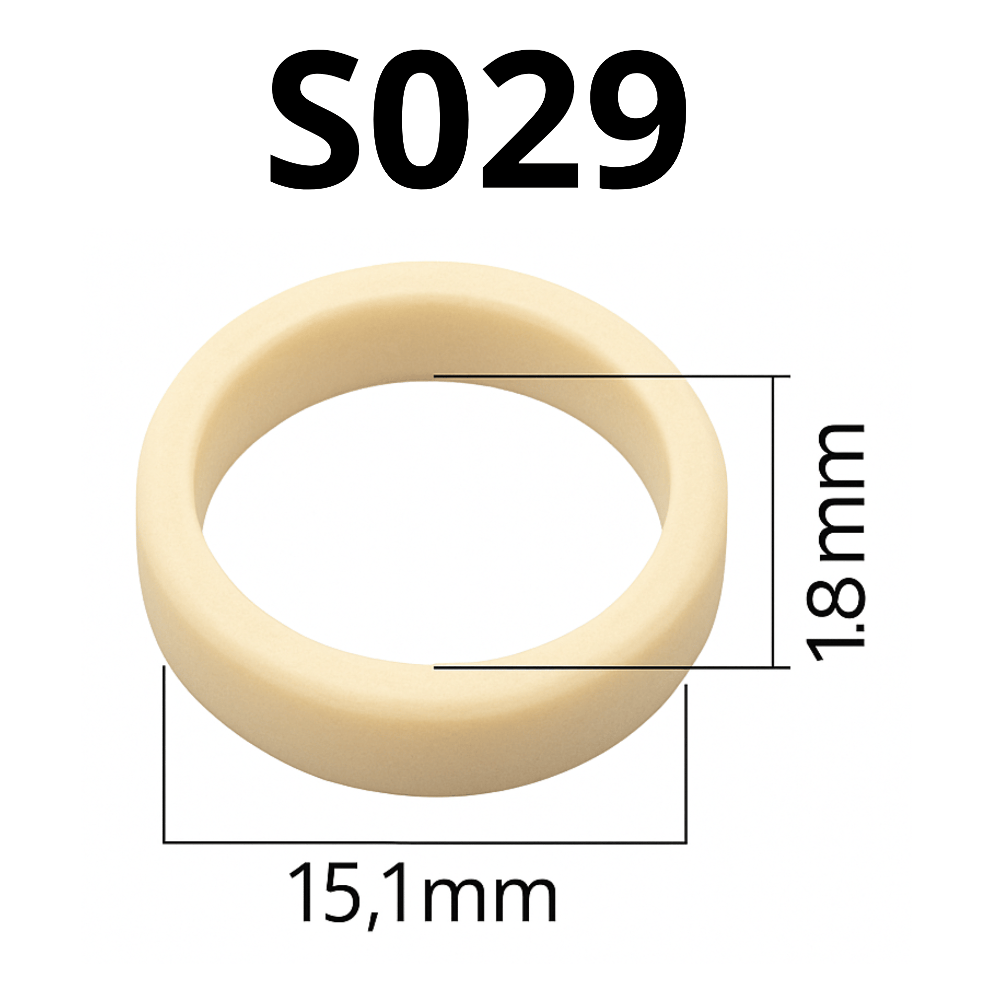 ANILLO SEPARADOR TIPO VORTEC EN PLASTICO