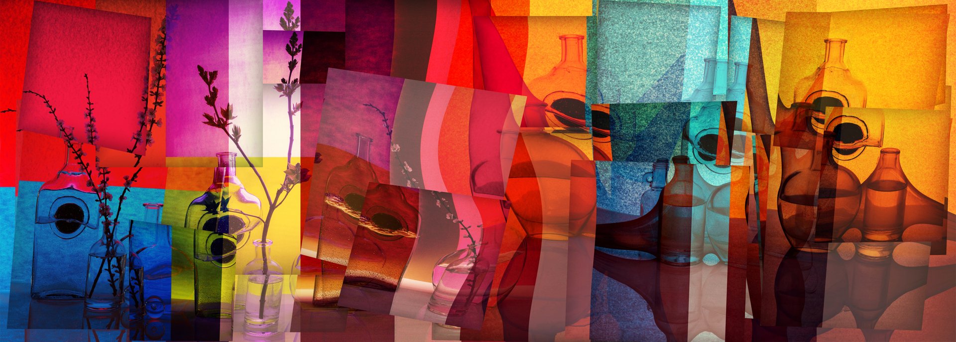 Collage of still lifes "The Rite of Spring"