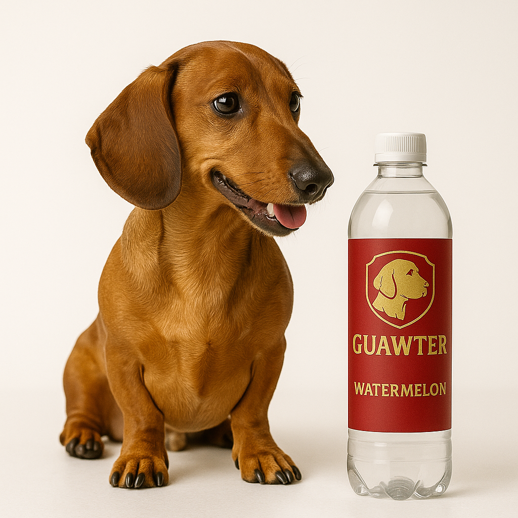 Perro feliz con Guawter