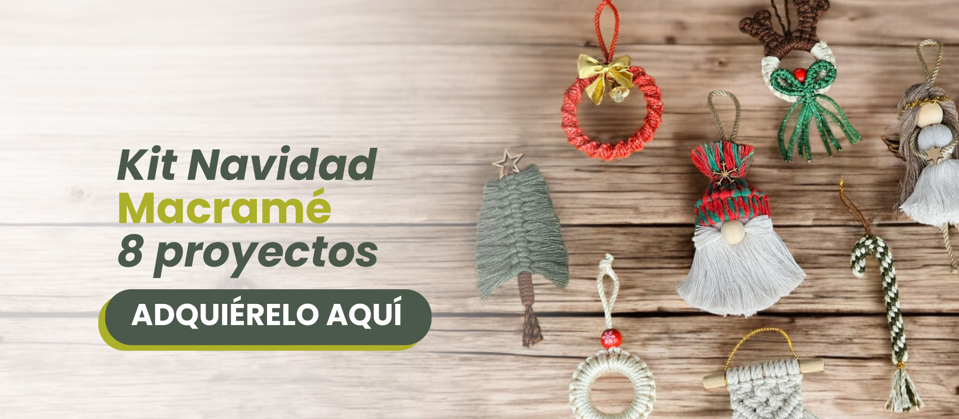 Kit Navidad Macramé