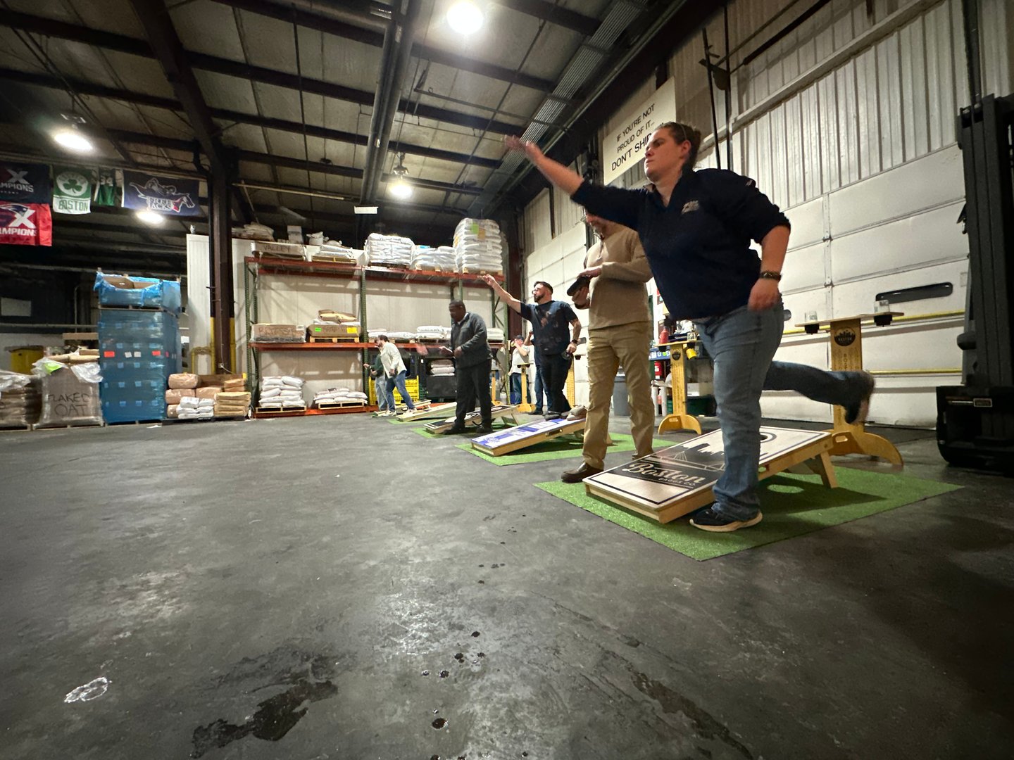 Boston Baggs cornhole event