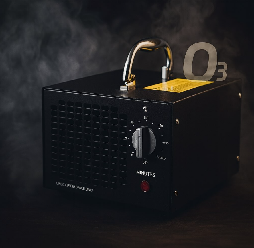 Gerador de Ozônio Profissional para higienização automotiva