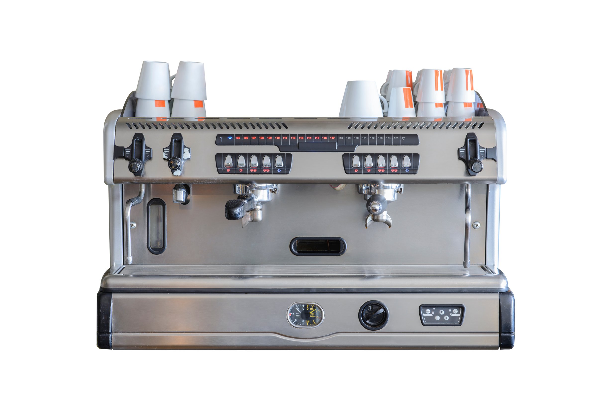 coffee maker isolated on a white background