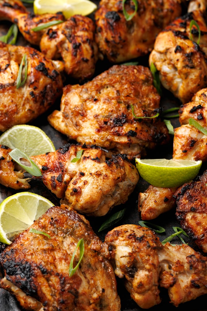 Baked Jerk Chicken with Lime and Spices