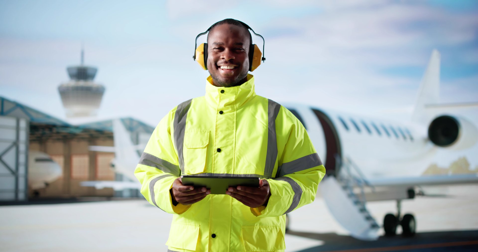 Skilled Mechanic Ensures Safety And Maintenance Of Airport Vehicles