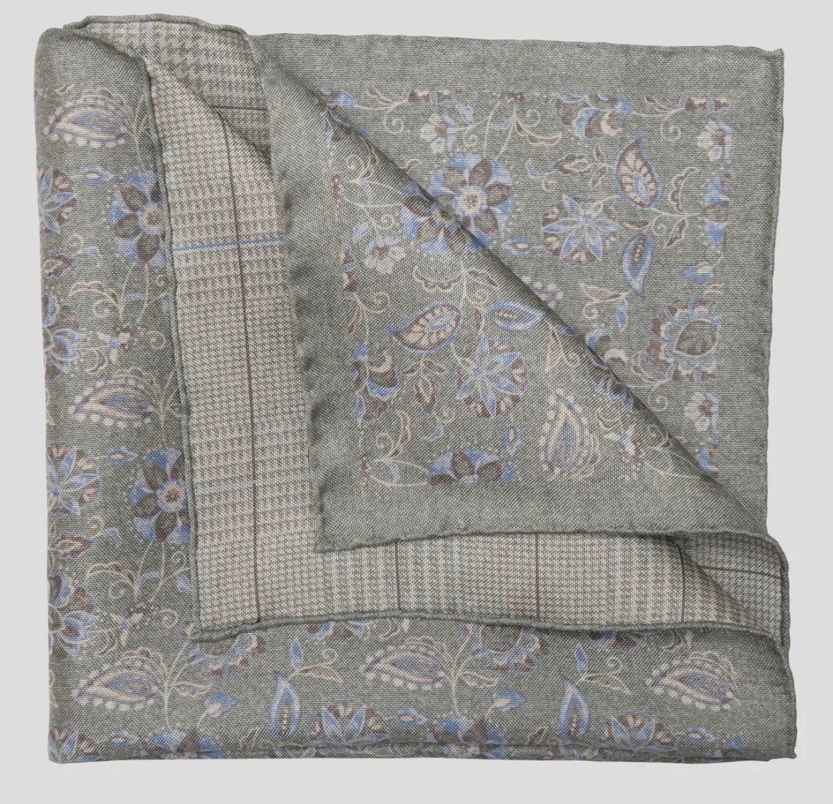 Double-sided reversible pocket square