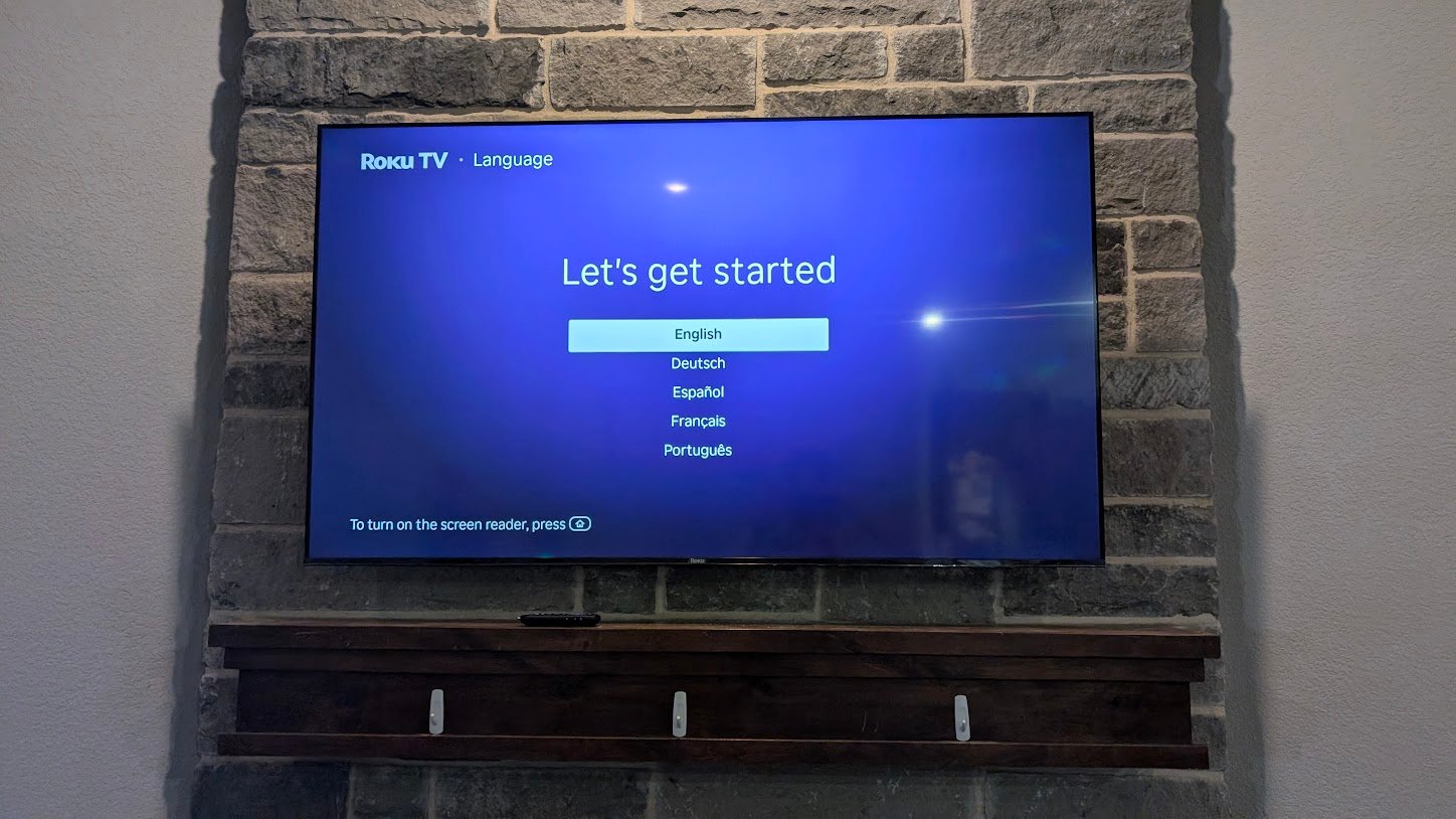 Professional TV mounting project