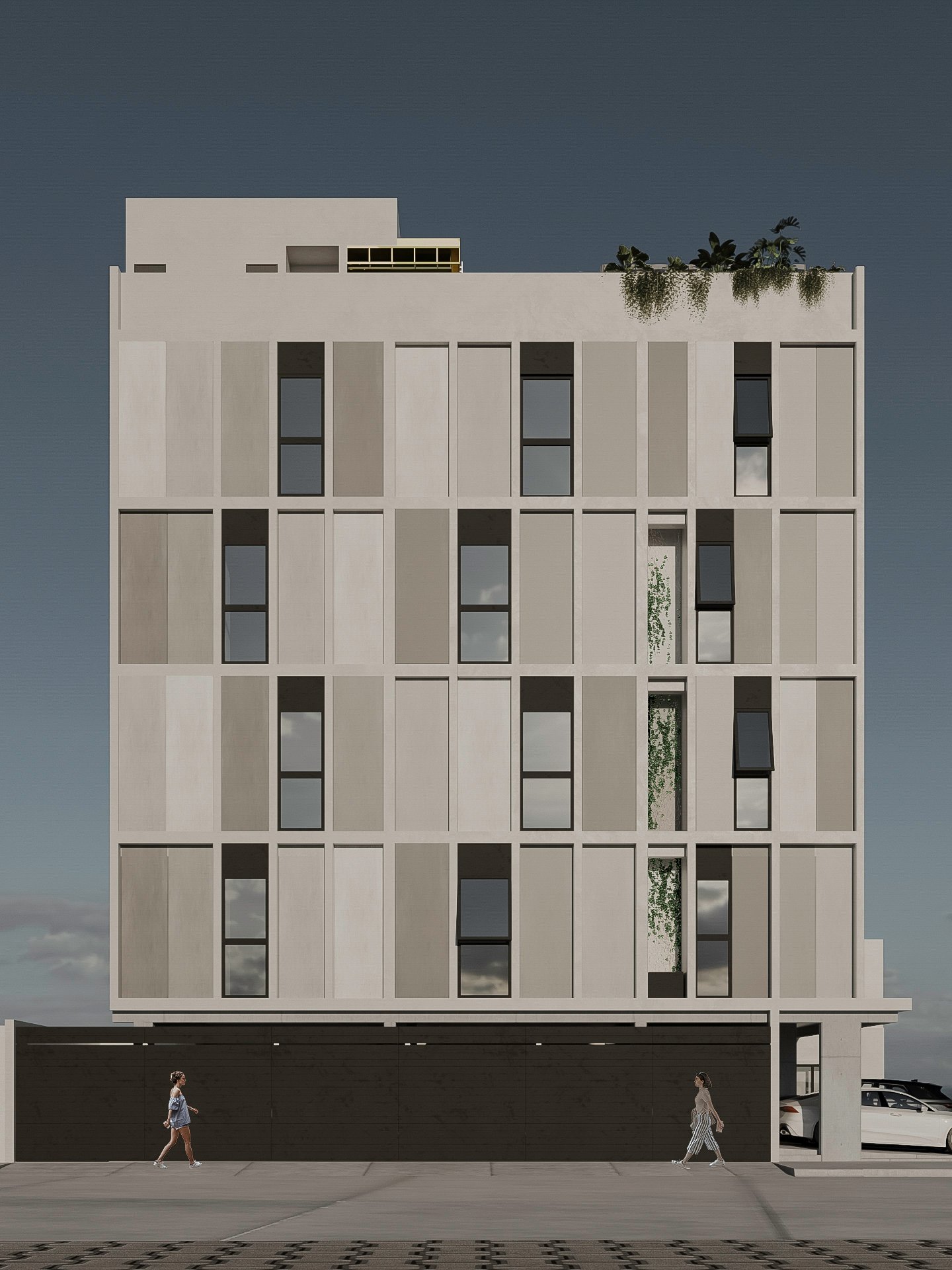 Modern luxury loft interior design with coastal essence