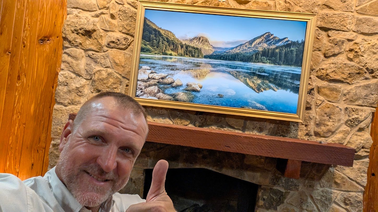 Professional TV mounting project