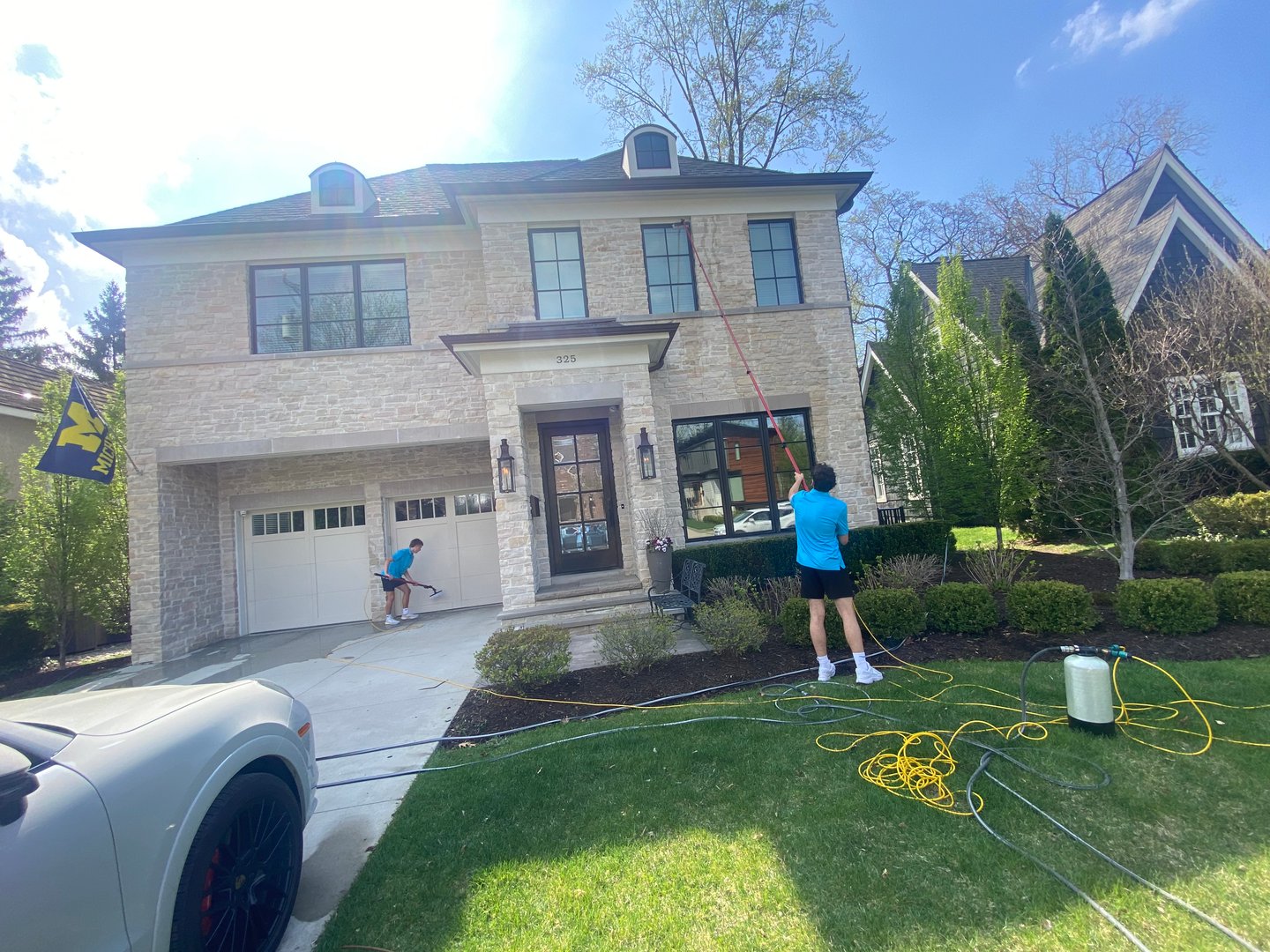Super Shine Services professional window cleaning work