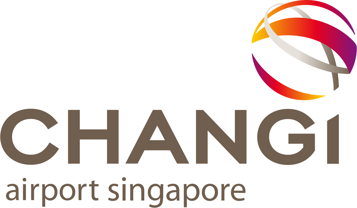 Logo of Changi Airport Singapore with a stylized globe and the text 'CHANGI airport singapore' below it.