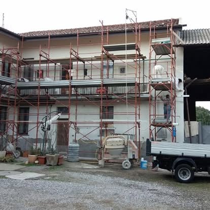 Costruzione villa moderna di lusso