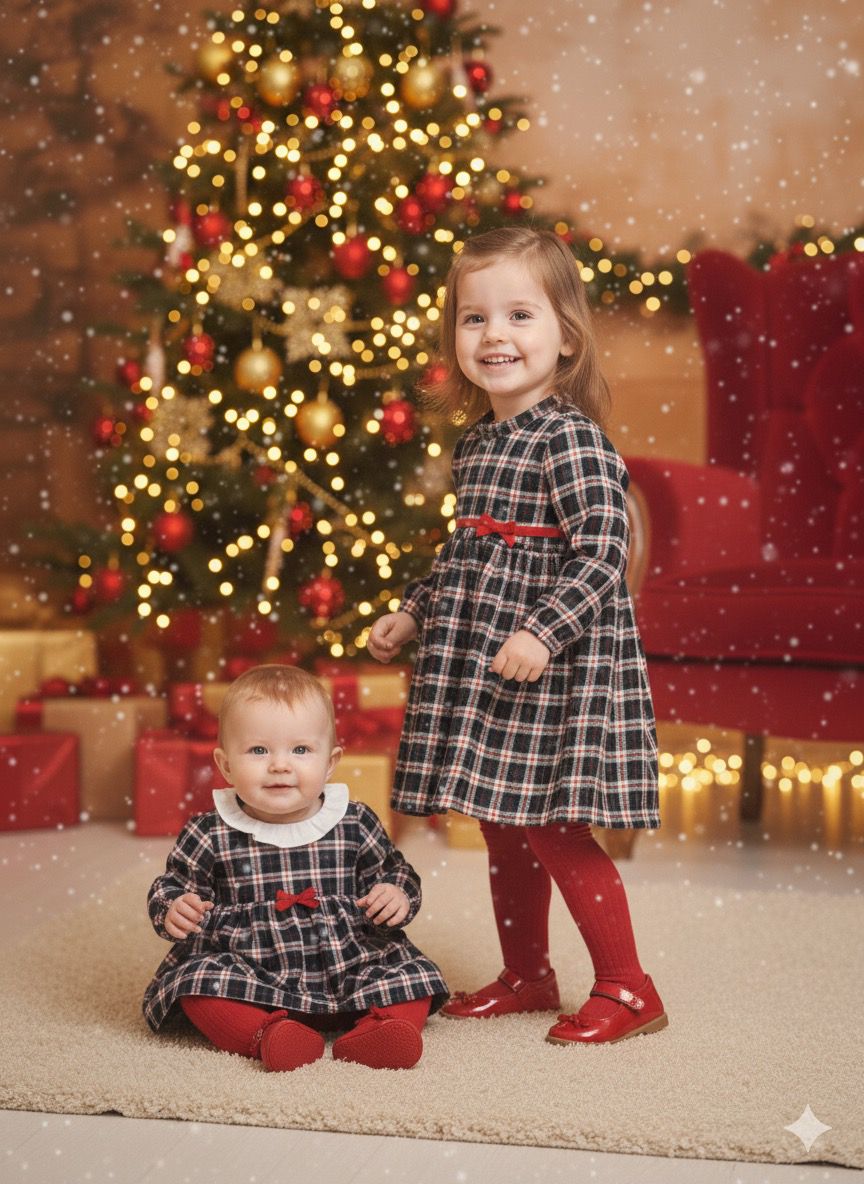 Hermanas hermosas modelando Sisters Sets de Sofie Takids