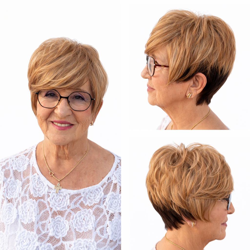 Antes y después prótesis capilar Pamplona