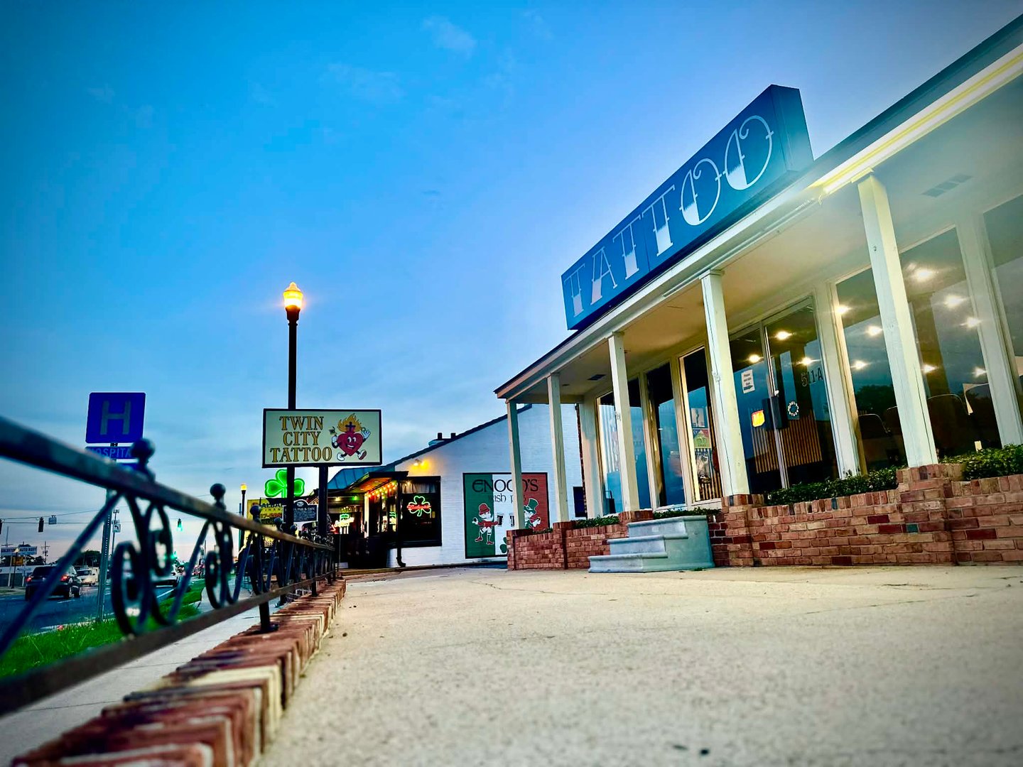 Twin City Tattoo studio background