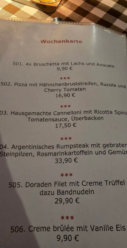 Speisekarte Seite 11