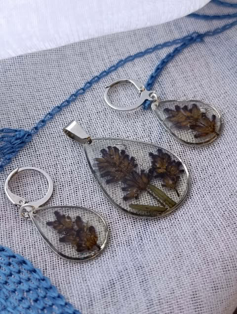 Komplet żywica epoksydowa z lawendą