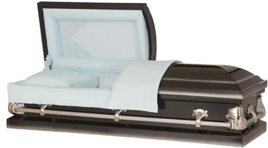 American Economy Dark Blue Casket