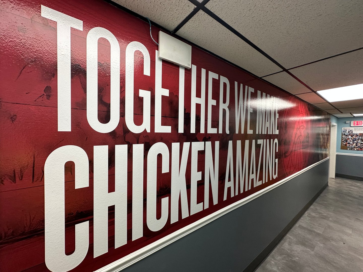 Professional signage installation