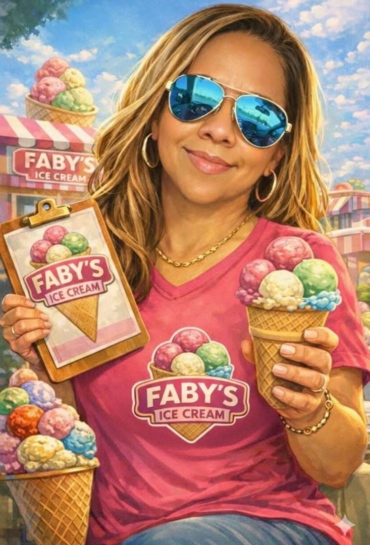 Fabiola Tinoco Rivera - Owner and Founder of Faby's Ice Cream & More