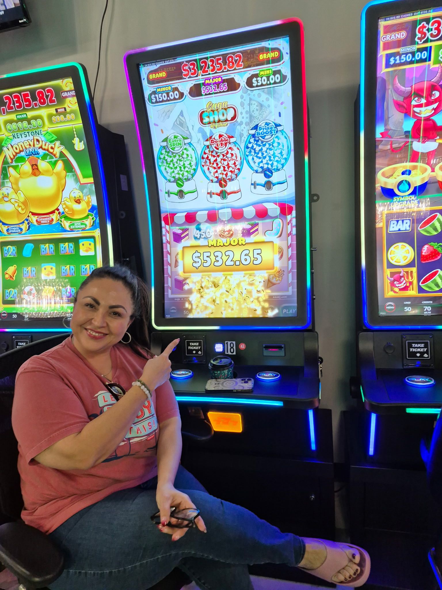 Winner at Lady Luck Skill Games