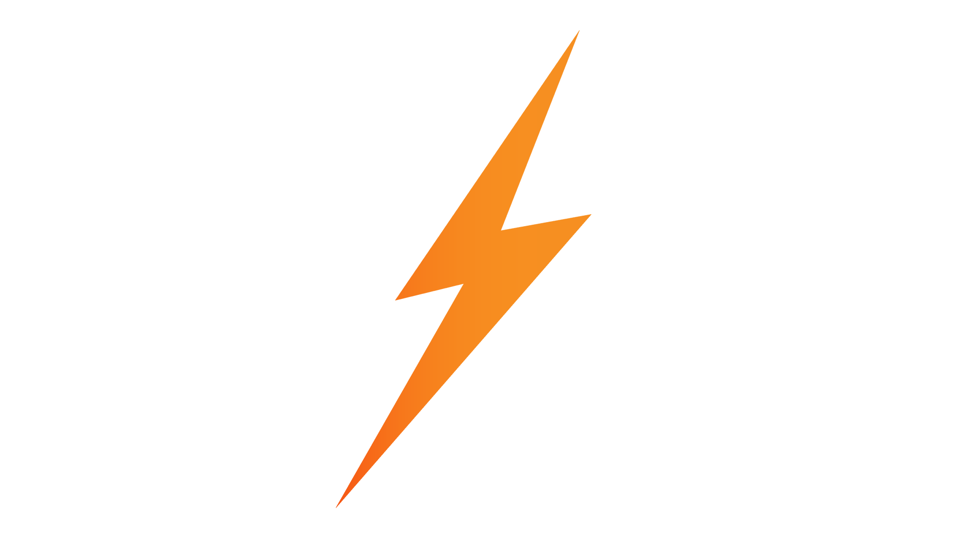 Lightning bolt decoration