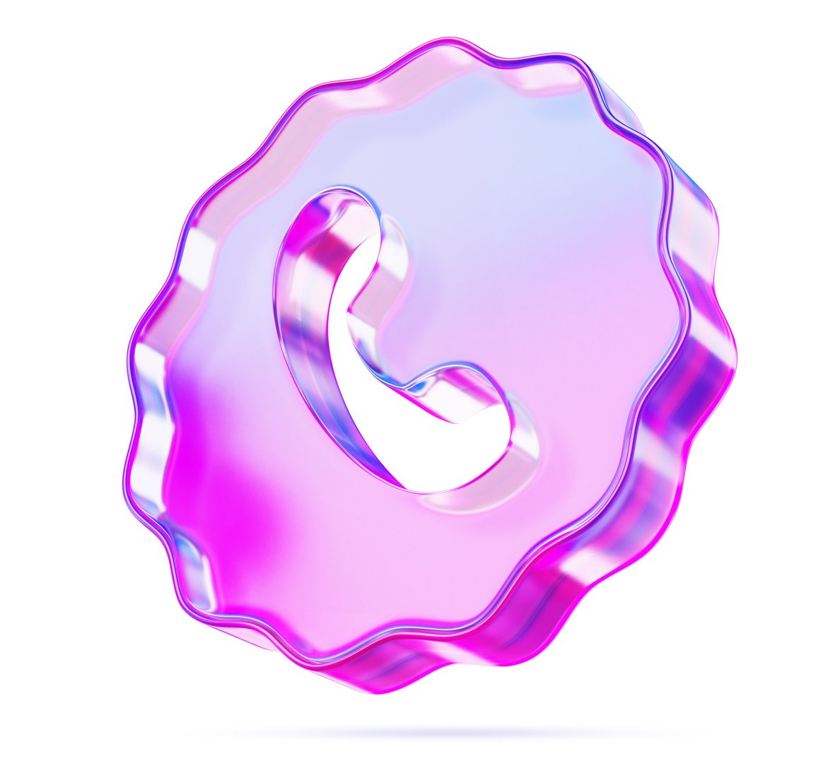 Icono holográfico 3D de Think + Do LAB representando capacitación empresarial en inteligencia artificial - MarkeTech LATAM