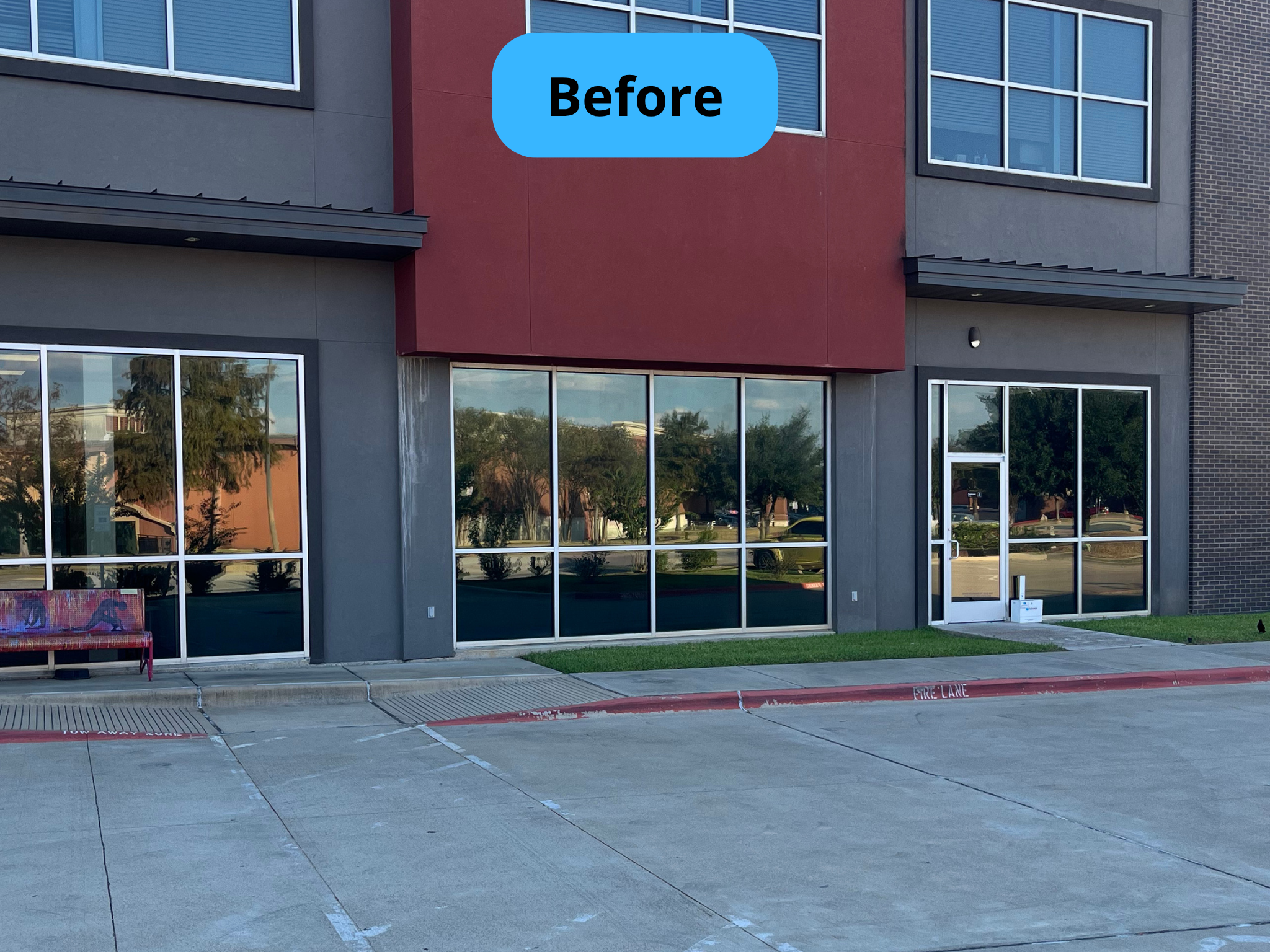 Before efflorescence removal