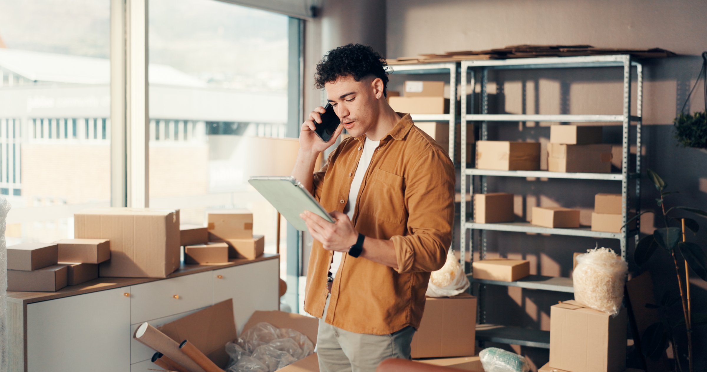 Diverse entrepreneur starting business