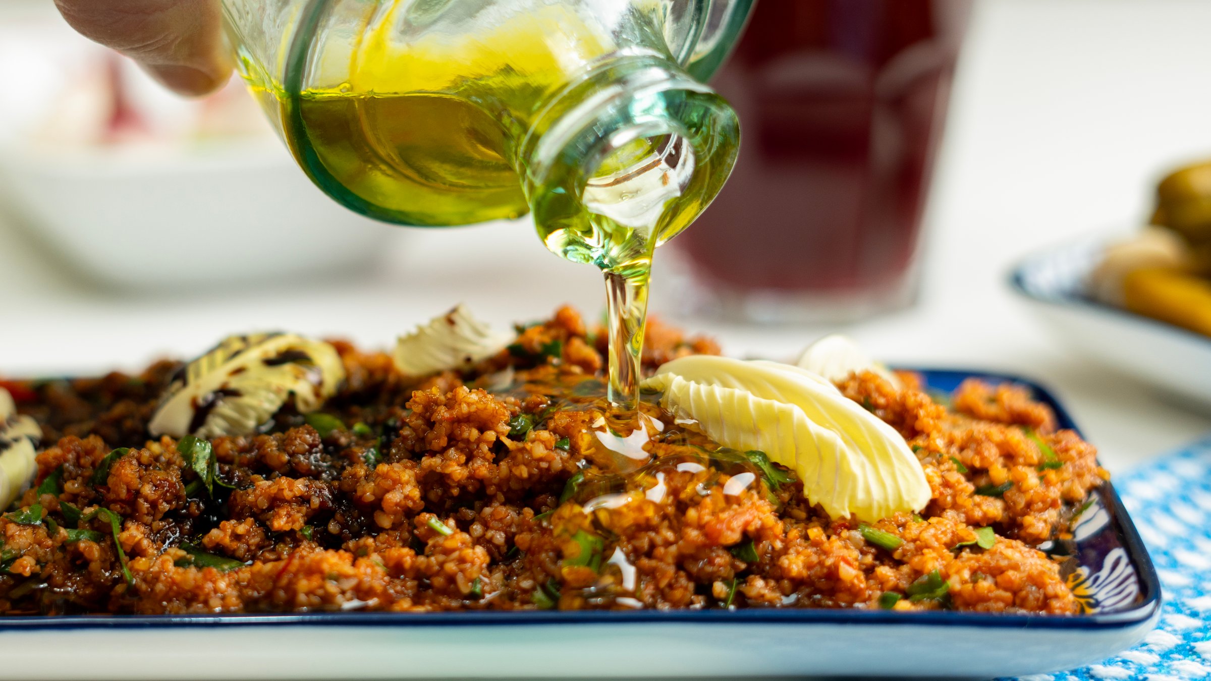 Turkish Antakya food  on table