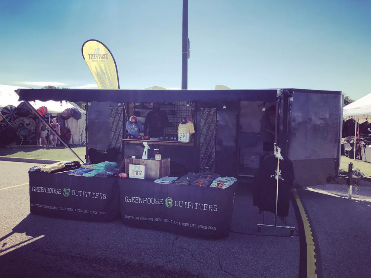 Scotfest official merchandise tent