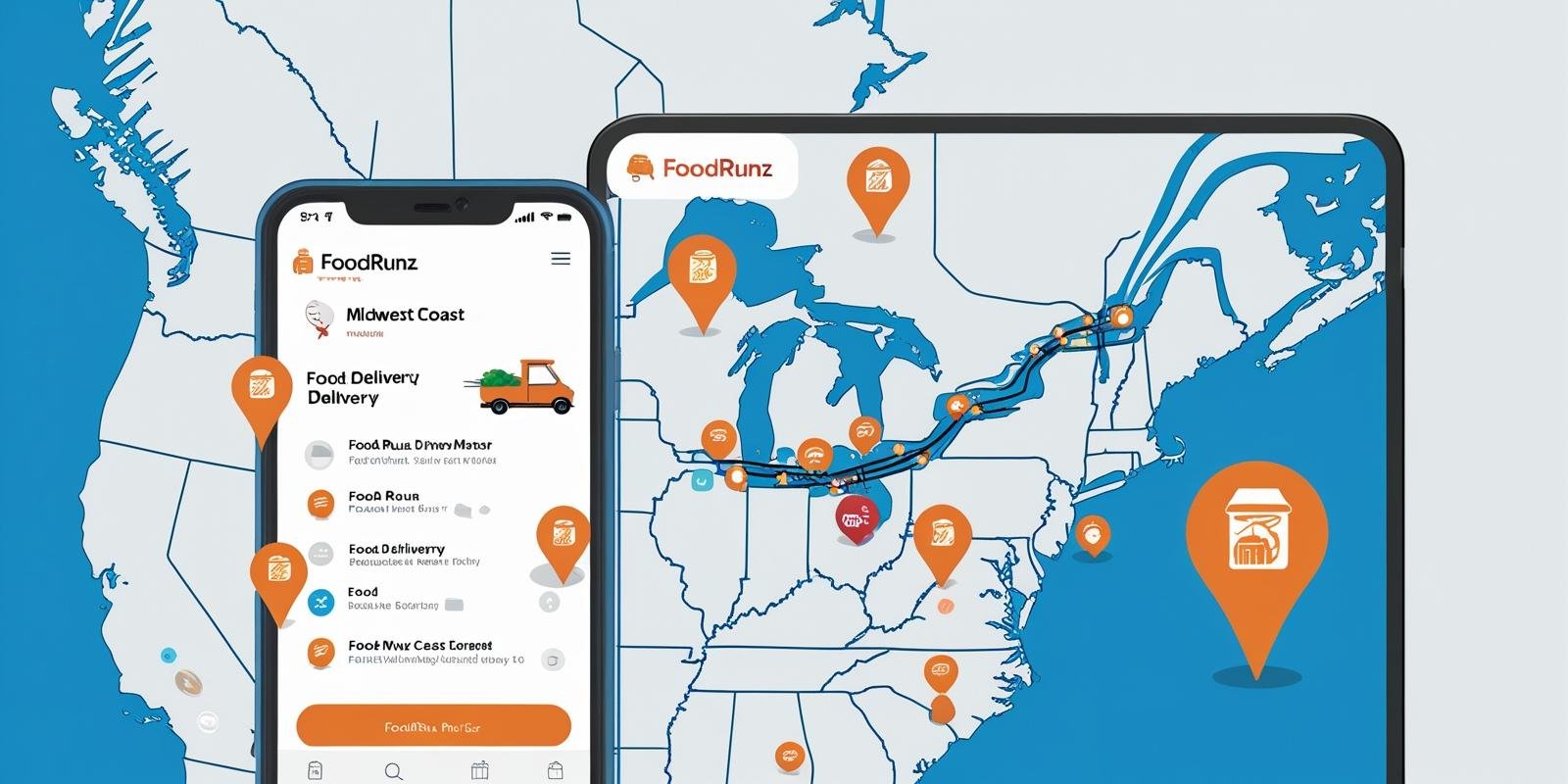 FoodRunz Midwest Market Driver Request App