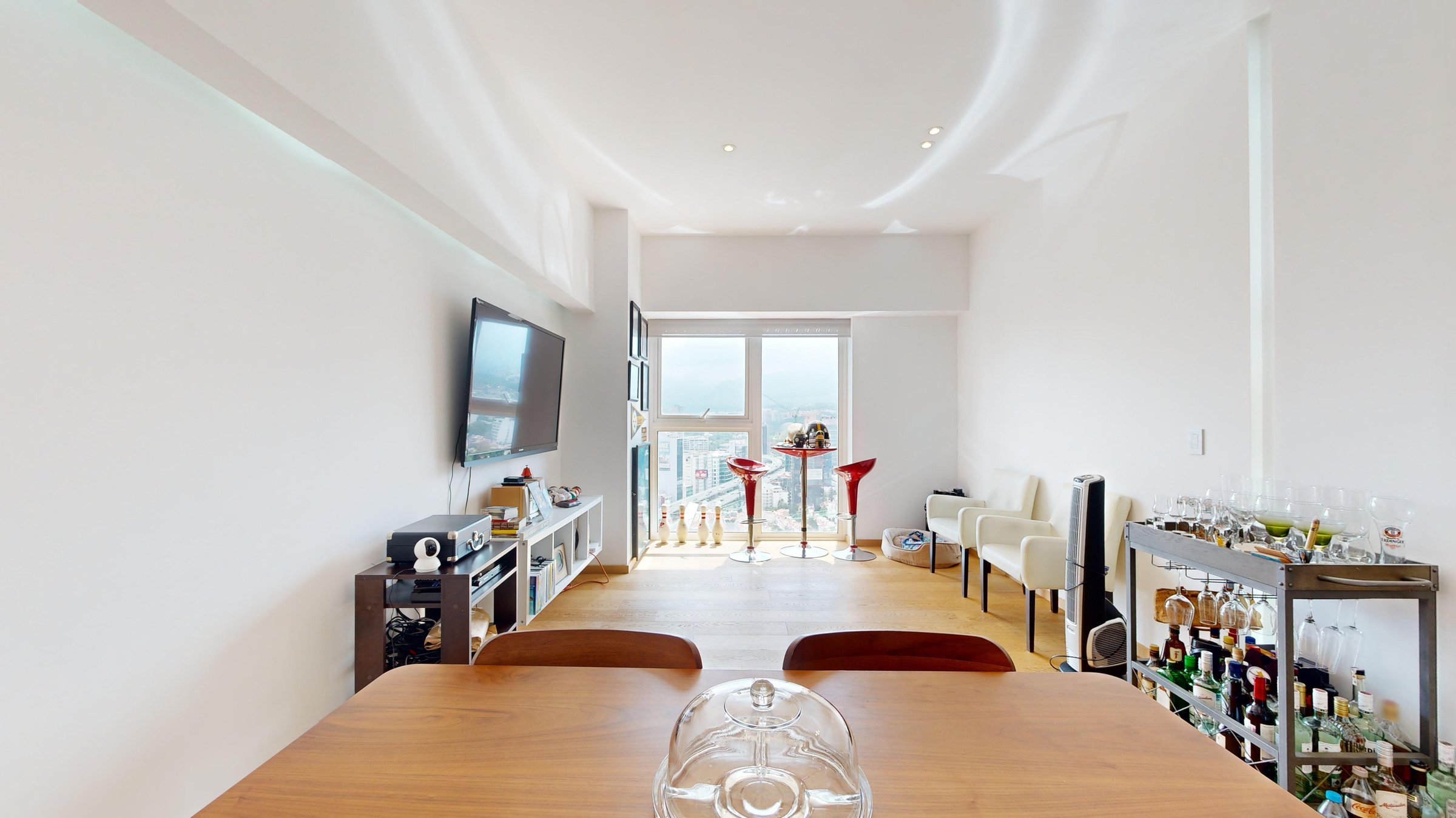 Estancia amplia y luminosa del departamento ICON BEYOND